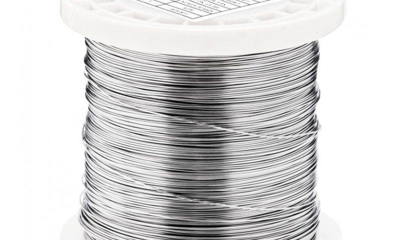 o 0035 mm stainless steel wire 316l v4a soft annealed polished food contact approved 05kg 65000 meters