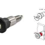Ganter Norm Lukittava indeksitappi tarjoaa varman lukituksen