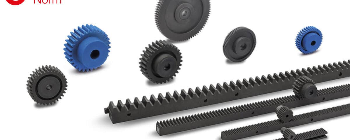 Polyamidista valmistetut hammaspyörät ja hammastangot