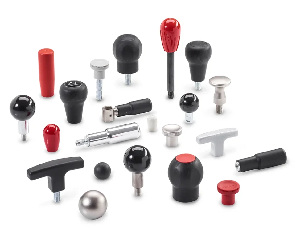 Ganter Norm koneosat, nupit ja kahvat