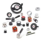 Ganter Norm koneosat, indikaattorit, säätönupit ja asteikkorenkaat