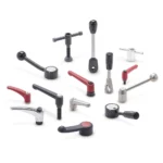 Ganter Norm koneosat, lukitusvivut, kirirstysvivut, säädettävät lukitusvivut