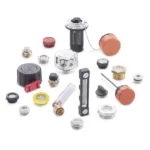 Ganter Norm koneosat, öljysilmät, tiivistetulpat, huohottimet ja tyhjennysventtiilit