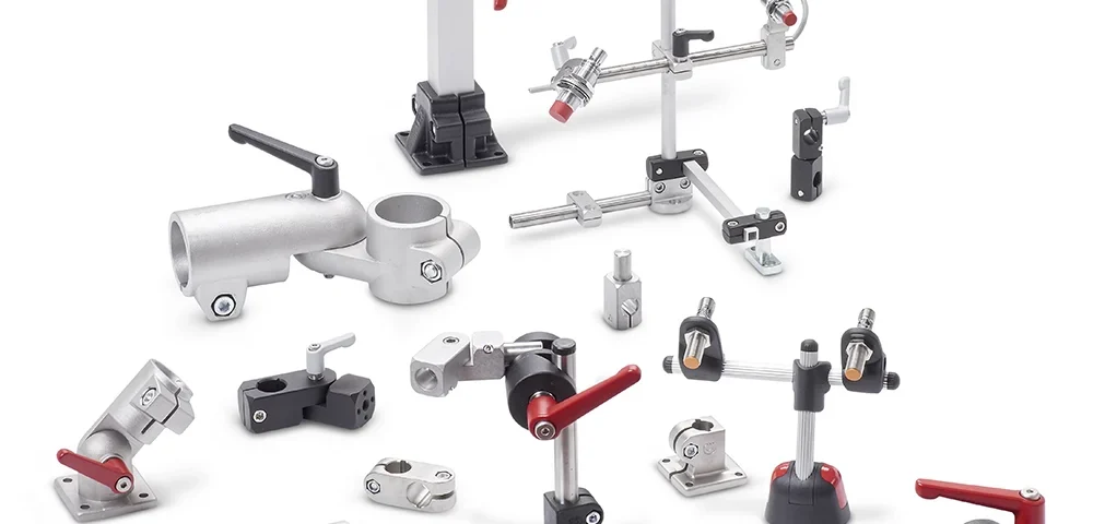 Ganter Norm koneosat, putkilukitsimet, rakenneputket, putkiliittimet