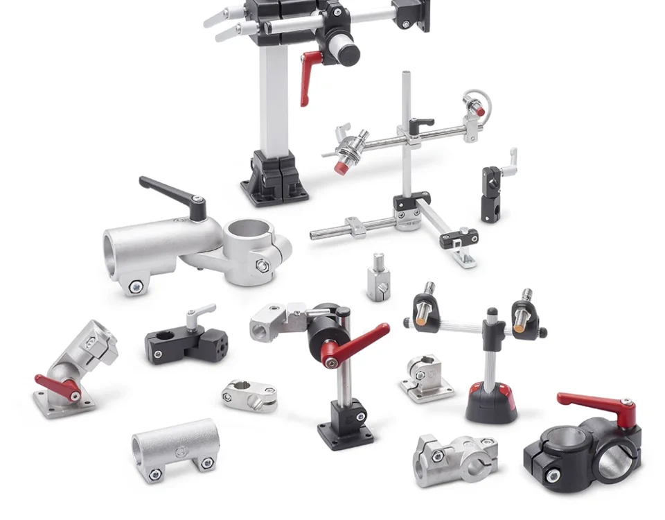 Ganter Norm koneosat, putkilukitsimet, rakenneputket, putkiliittimet