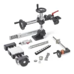 Ganter Norm koneosat, lineaarikiskot, teleskooppikiskot, ohjairullat, liukuyksiköt