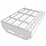 Ritilä askelma KZN 34x76/20x3 500x200mm 1 Spinea ritiläaskelmat